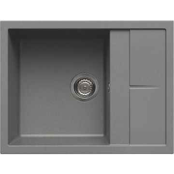 Zlewozmywak Elleci Unico 125 Granitek cemento LGU12548