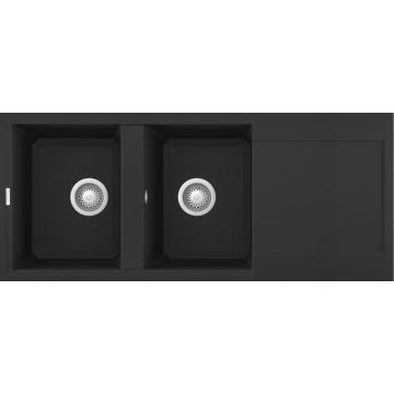 Zlewozmywak Elleci Easy 500 Granitek nero LGY50040