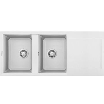 Zlewozmywak Elleci Easy 500 Granitek bianco LGY50068