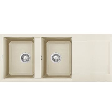 Zlewozmywak Elleci Easy 500 Granitek bianco antico LGY50062