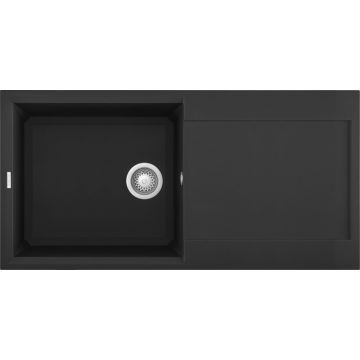 Zlewozmywak Elleci Easy 480 Granitek nero LGY48040