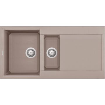 Zlewozmywak Elleci Easy 475 Granitek tortora LGY47543