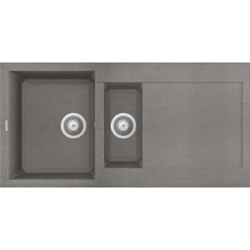 Zlewozmywak Elleci Easy 475 Granitek cemento LGY47548