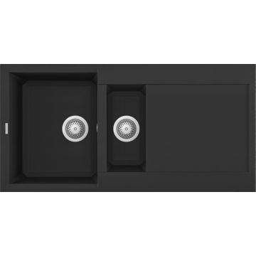 Zlewozmywak Elleci Easy 475 Granitek nero LGY47540