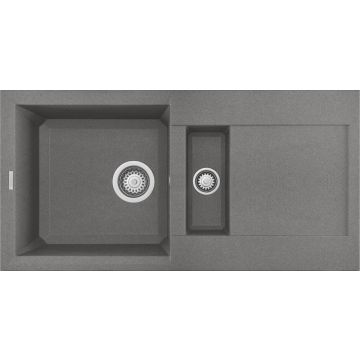 Zlewozmywak Elleci Easy 425 Granitek cemento LGY42548