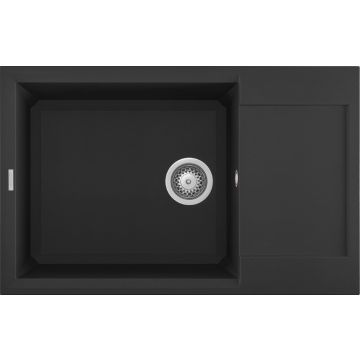 Zlewozmywak Elleci Easy 310 Granitek nero LGY31040