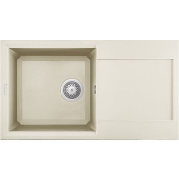 Zlewozmywak Elleci Easy 290 Granitek bianco antico LGY29062