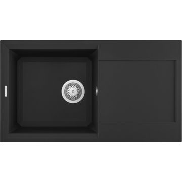 Zlewozmywak Elleci Easy 290 Granitek nero LGY29040