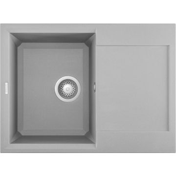 Zlewozmywak Elleci Easy 135 Metaltek aluminium LMY13579