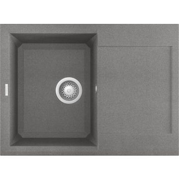 Zlewozmywak Elleci Easy 135 Granitek cemento LGY13548