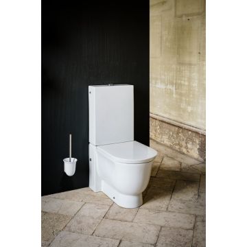 Ceramiczny pojemnik na szczotkę WC Laufen The New Classic biały H8738520000001