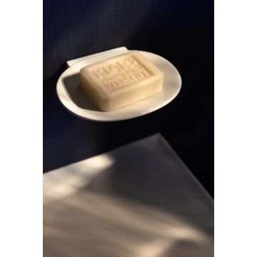 Ceramiczna półka na mydło Laufen The New Classic biała H8738560000001