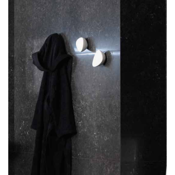 Ceramiczny wieszak na ręcznik Laufen IL Bagno Alessi One biały H8709760000001