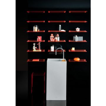 Umywalka wolnostojąca Kartell by Laufen 375 x 435 mm z otw. biała H8113310001111