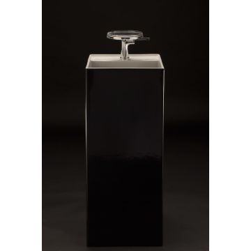 Umywalka wolnostojąca Kartell by Laufen 375 x 435 mm bez otw. czarna połysk H8113310201121