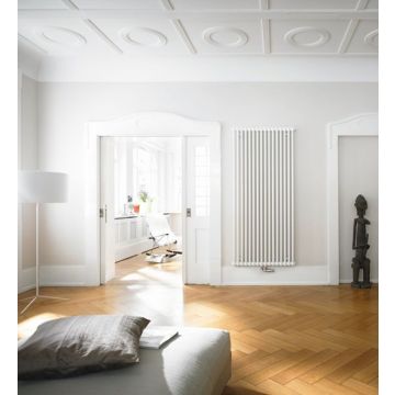 Grzejnik industrialny, Zehnder Charleston 2200, 10 elem, 460 mm,podł 3470 wys 200 cm, kolor biały