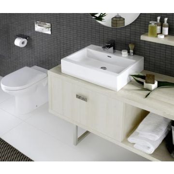 Umywalka ścienna Laufen Living City 600 x 460 mm z otw. biała H8174340001041