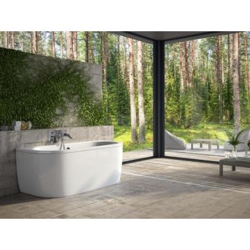 Wanna wolnostojąca przyścienna Besco Volya 170x75cm biała WKV-170-WS