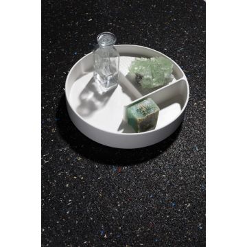 Ceramiczna tacka okrągła śr. 325 mm Laufen Val biała H8702810000001