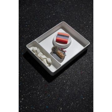 Ceramiczna tacka prostokątna 360 x 280 mm LAufen Val biała H8702820000001