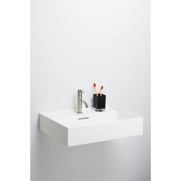 Umywalka ścienna Laufen Kartell by Laufen 500 x 460 mm z otw. biała mat. H8103327571041