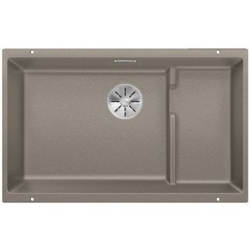 Komora podwieszana Blanco Subline 700-U Level Silgranit tartufo, Infino 523545