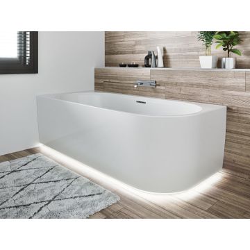 Wanna wolnostojąca Riho Desire corner LED 184 x 84 x 59,5 cm biały połysk B087002005