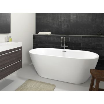 Wanna wolnostojąca Riho Inspire 160 x 75 x 59,5 cm biała mat B091001105
