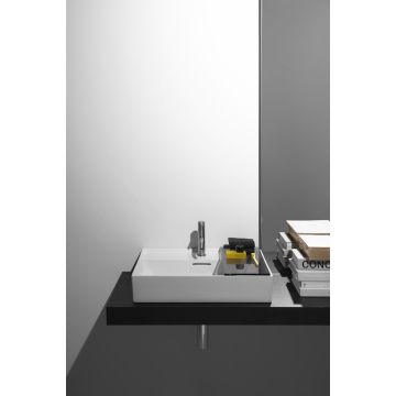 Umywalka ścienna Laufen Kartell 500 x 460 mm szlifowana od spodu bez otw. biała mat. H8163327571091