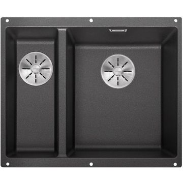 Komora podwieszana Blanco Subline 340/160-U Silgranit PuraDur antracyt prawa, Infino 523558