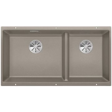 Komora podwieszana Blanco Subline 480/320-U Silgranit PuraDur tartufo lewa, Infino 523591