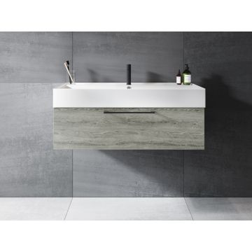 Umywalka ścienna Riho Livit Glaze Top 81 x 46 x 12,5 cm bez otw. biała W006003005