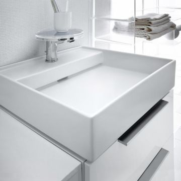 Umywalka ścienna Laufen Kartell 460 x 460 mm z otw. biała mat. H8153317571111