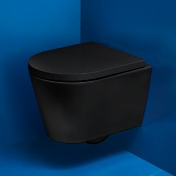 Miska podwieszana wc Laufen Kartell 490 x 370 mm czarny mat. H8203337160001