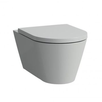 Miska podwieszana wc Laufen Kartell 370 x 545 mm RIMLESS szary mat. H8203377590001
