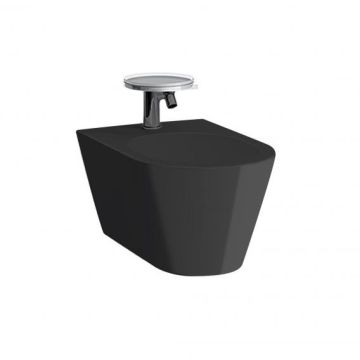 Bidet podwieszany Laufen Kartell 370 x 545 mm czarny połysk H8303310203021