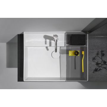 Półka na umywalkę Laufen Kartell 460 x 200 x 15 mm transparentna H3853310840001