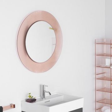 Lustro Laufen Kartell Ø 780 mm różowe H3863310930001
