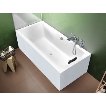 Wanna prostokątna Riho Lugo Plug&Play 190 x 90 x 62 cm wersja prawa biały połysk B136014005