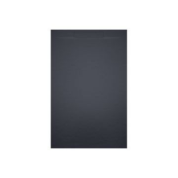 Brodzik prostokątny Riho Isola 100 x 80 x 3 cm antracyt D007005080