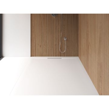 Brodzik kwadratowy Riho Isola 90 x 90 x 3 cm biały D007011105