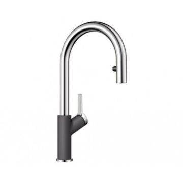 Bateria Blanco Carena-S Vario Silgranit-Look szarość skały/chrom 521359