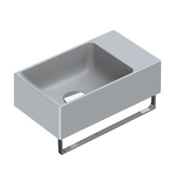 Umywalka wisząca lub nablatowa Catalano Verso 40x23 szary cement mat 14023VECS
