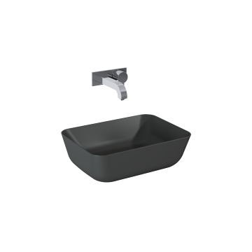 Umywalka nablatowa Elita Reni 45.5 x 13.5 x 32.5 cm anthracite matt RE040460036010