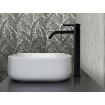 Bateria umywalkowa wysoka Paffoni Light czarny mat bez korka LIG081NO