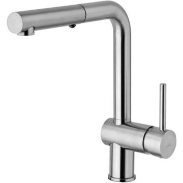 Bateria zlewozmywakowa Paffoni Light stal szczotkowana LIG285ST