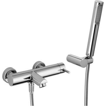 Bateria wannowa ścienna Paffoni Stick chrom SK023CR
