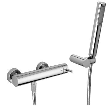 Bateria natryskowa ścienna Paffoni Stick chrom SK168DCR