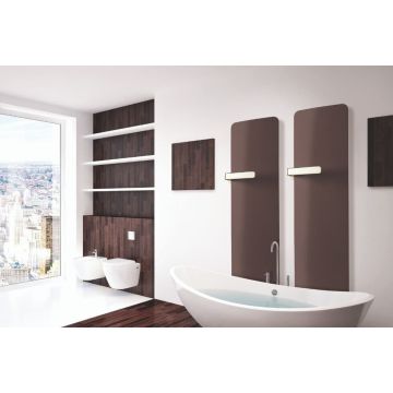 Grzejnik Maarmo Curve wersja elektryczna 60x110cm biały RAL9016 MAE0611CRV9016
