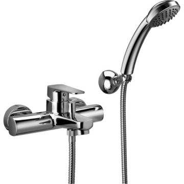 Bateria wannowa ścienna Paffoni Sly chrom SY024CR